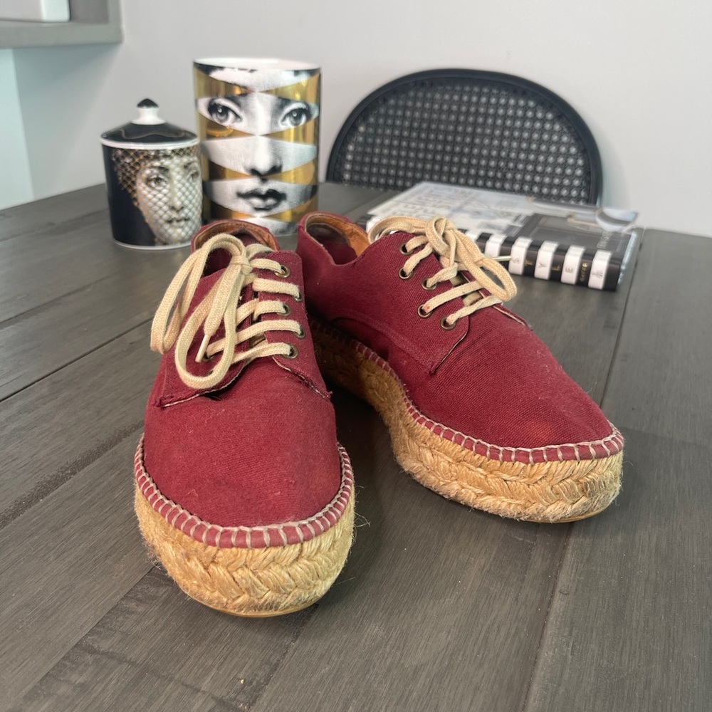 Burgundy Espadrilles